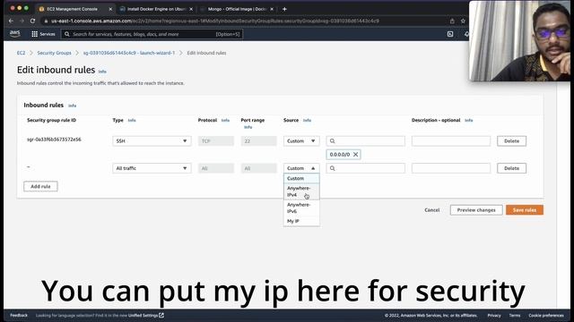 Running MongoDB Docker Container in AWS EC2 #4 - Inserting data to MongoDB container in EC2 instanc смотреть онлайн