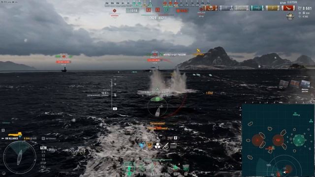 ОТ НЕЕ НЕ УВЕРНУТЬСЯ! ? ALLIANCE - НОВАЯ КАРА РАНДОМА И ЛУЧШАЯ ИЗ ПРЕМОВ! МИР КОРАБЛЕЙ / WOWS смотреть онлайн