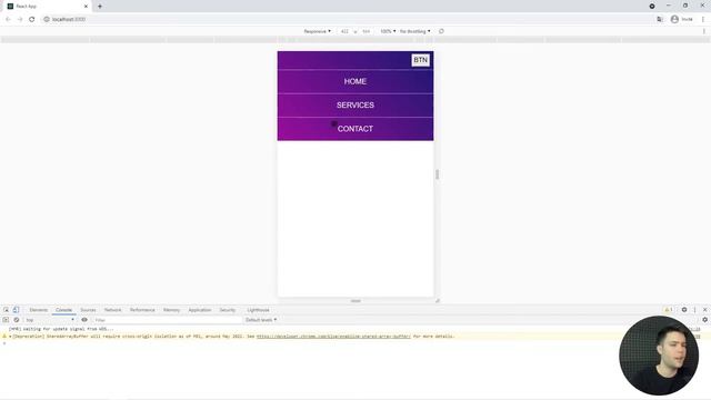 Coding a Responsive Navbar with React смотреть онлайн