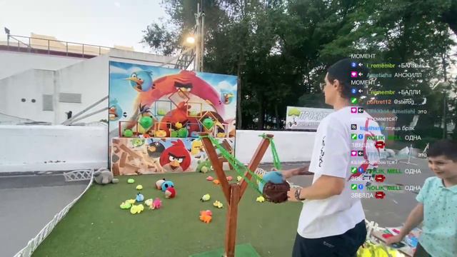 МЕЛЛШЕР ИГРАЕТ В ANGRY BIRDS В РЕАЛЬНОЙ ЖИЗНИ! - ИРЛ СТРИМ МЕЛЛШЕРА смотреть онлайн