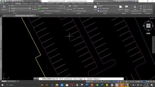 AutoCAD | Sizing of modelspace dimensions | Lesson 57 | Madujith Sagara смотреть онлайн