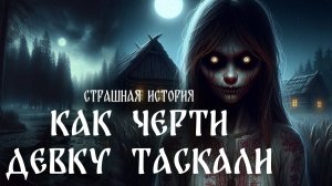 Страшная история "Как черти девку таскали"