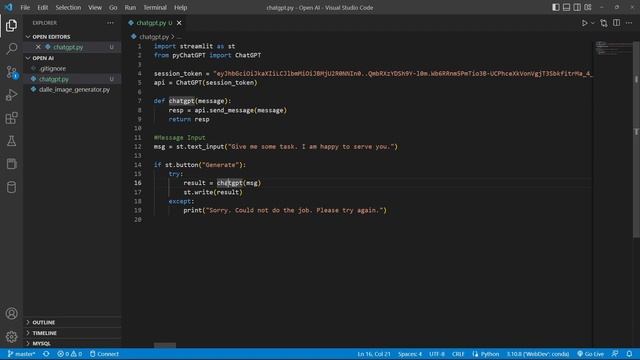 OpenAI - ChatGPT || ChatGPT Web App || Python || NextStep InfoTech смотреть онлайн