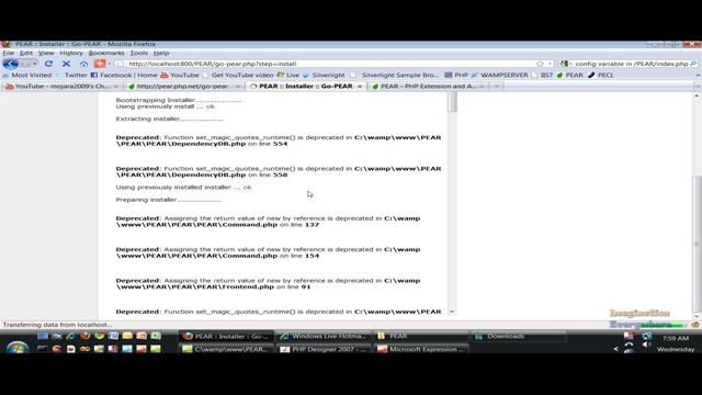 PEAR Video Tutorial 8 Installing and Using the PEAR Webbased Package Manager смотреть онлайн