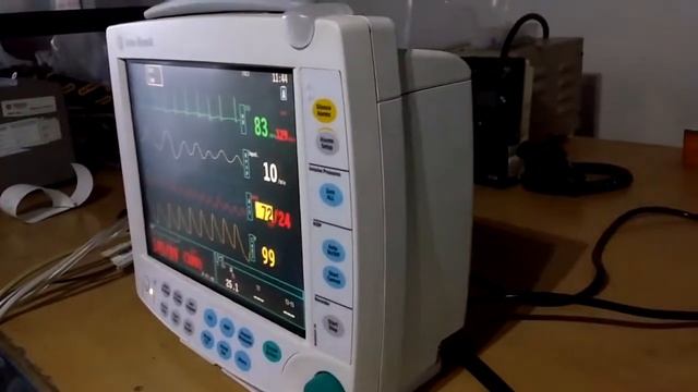 GE Datex Ohmeda ADU S5 Compact Anesthesia Monitor смотреть онлайн