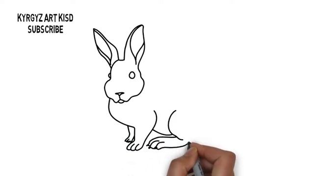 Как нарисовать кролика карандашами Уроки рисования How to draw a rabbit смотреть онлайн
