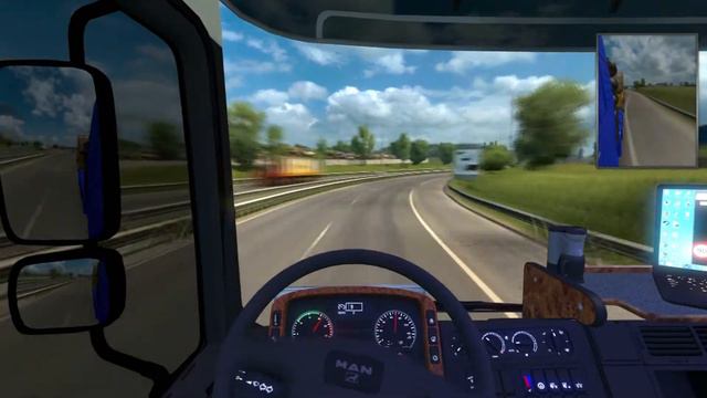 Euro Truck Simulator 2! Time Lapse, MAN TGA! смотреть онлайн