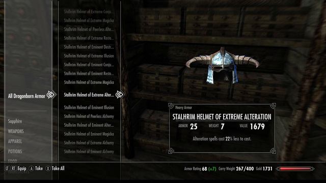 Stalhrim Helmet of Extreme Alteration (Heavy Armor) смотреть онлайн