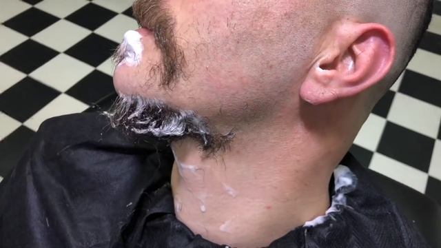 ASMR BEARD CUT • Face cleaning and how to get mustache techniques with thread(Sakal Traş) смотреть онлайн