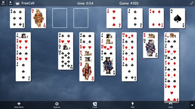 FreeCell Game #303 SOLVED/ Microsoft Solitaire Collection смотреть онлайн