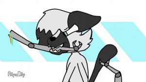 Robo Kitty meme (ft. my real cat Businka) (я новый аниматор) | Flipaclip 12 fps