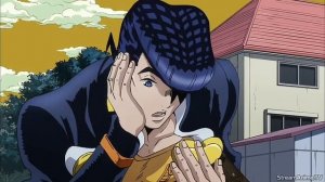 Джотаро спросил с Джоске за шмот