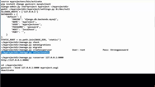 How To install Django with Mysql, Nginx, and Gunicorn on Ubuntu 18.04 смотреть онлайн