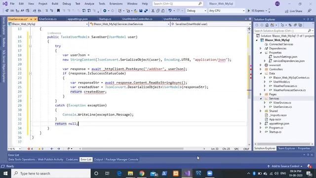 Blazor server web app using Mysql conn смотреть онлайн
