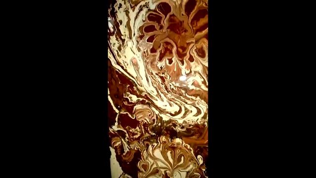 Fluid Art с Ростовчанкой алкидная заливка художественные кисти смотреть онлайн