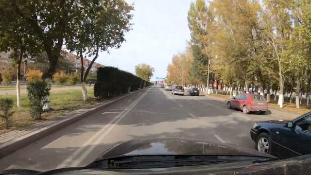 Поездка по Павлодару. Вид с крыши авто. 4К, 60fps смотреть онлайн