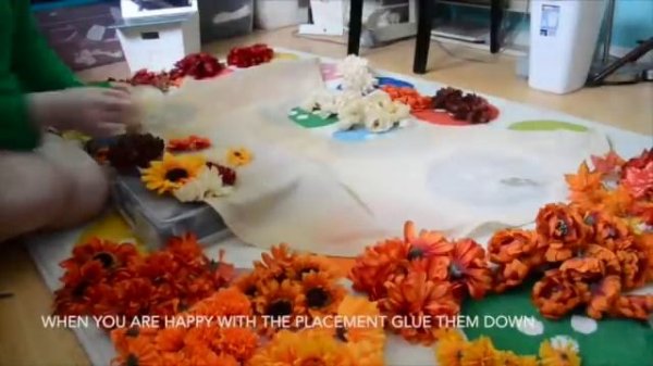 Making a Flower Fairy Dress - Part one