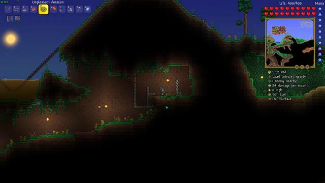 Terraria flower boots + yoyo bait trick смотреть онлайн