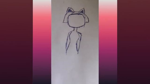 Как нарисовать человека кошку смотреть онлайн