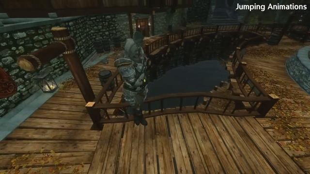 SKYRIM MODS - Jump Animations, Vanguard Armor смотреть онлайн