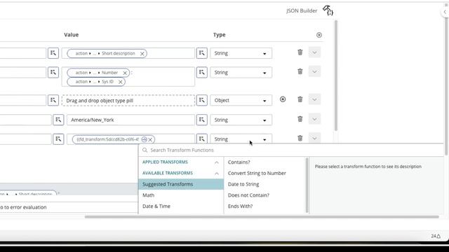 Create a JSON payload with the JSON Builder step смотреть онлайн