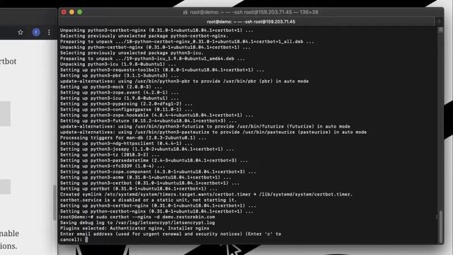 Setup Free SSL Certificate from LetsEncrypt for Nginx using Certbot смотреть онлайн