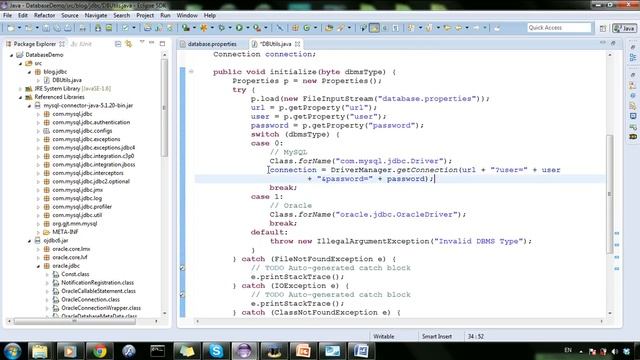 Java & Database 4: Class.forName and Connection смотреть онлайн