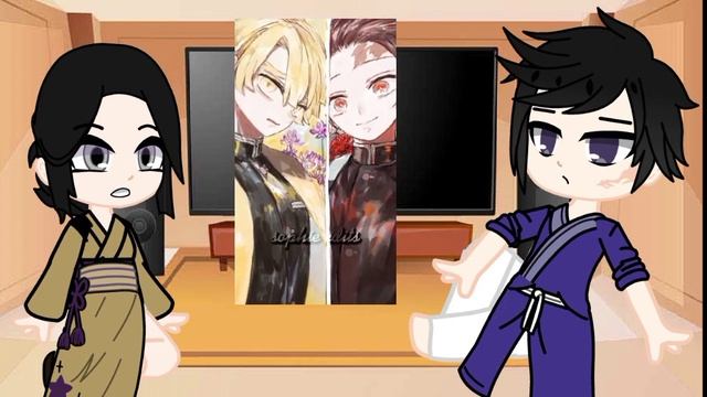 |Реакция родителей Санеми и Геньи на них| [kny×gacha club] смотреть онлайн