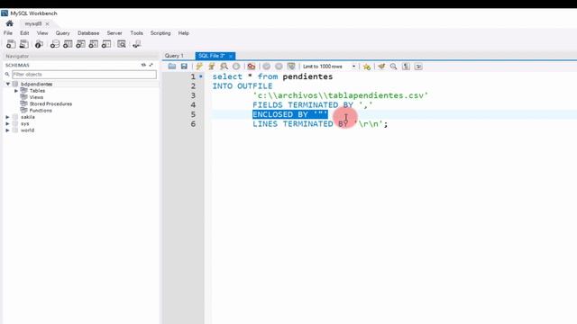 20 Curso completo MySQL 5.7, MySQL 8, importando y exportando datos con consulta sql смотреть онлайн