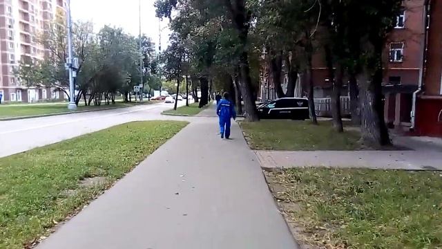 Москва 3044 1-й Очаковский переулок, 2-й Очаковский переулок осень день смотреть онлайн