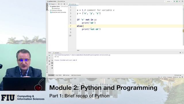CNT-4713, Module 2, Part 1: Python смотреть онлайн
