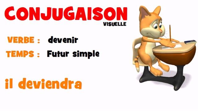 CONJUGAISON = devenir = Futur simple смотреть онлайн