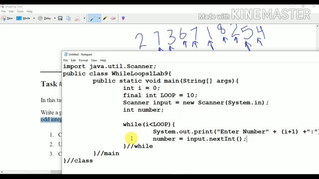 Lab9 V1 | Sum of even and odds | While Loops | Komal Arif | #java #programming смотреть онлайн