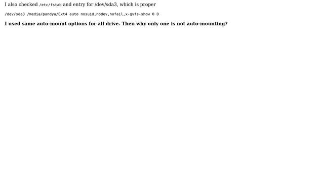 Ubuntu: Fails to auto-mount device & Error mounting system managed device(Ubuntu 14.04) смотреть онлайн