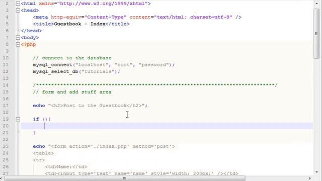 PHP Tutorial: Make a Guestbook (2/2) | PHP Guestbook tutorial смотреть онлайн