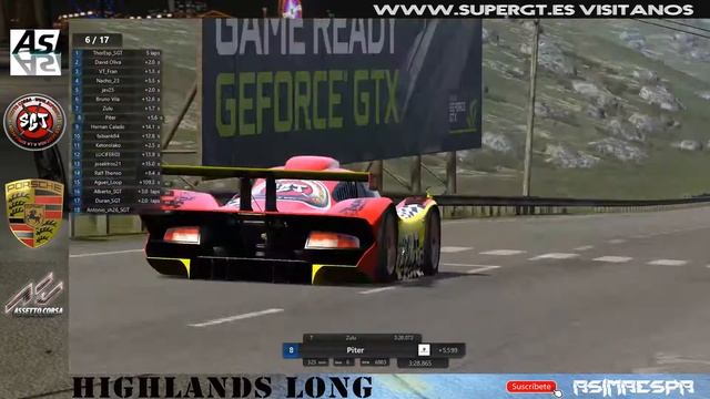 5ª Carrera Campeonato Porsche 911 GT1 || SuperGT.es || Assetto Corsa