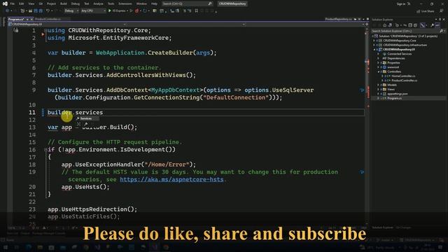 How to fix error: Unable to Resolve Service for Type Interface | Asp.Net Core MVC with Repository смотреть онлайн