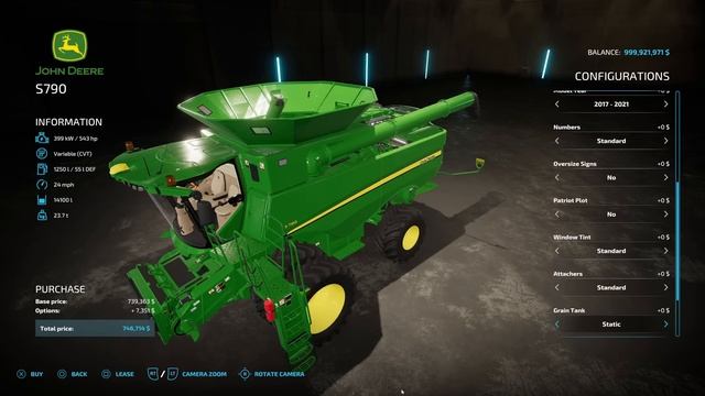 John Deere S-Series by Custom Modding (First Look & Customization) смотреть онлайн