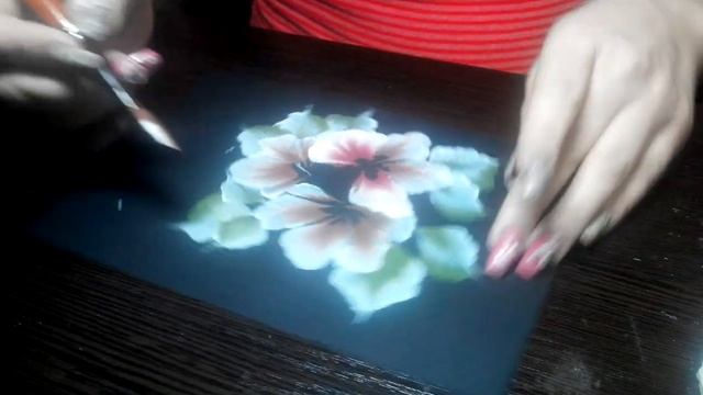 Мастер-класс "Цветочки" техника One Stroke смотреть онлайн