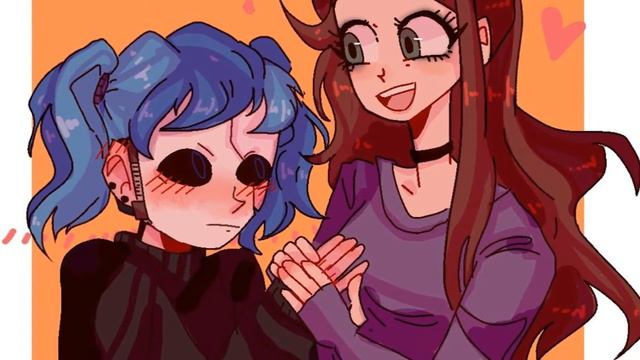 💖Салли и Эшли 💖из игры Sally Face. На день святого Валентина 😘 смотреть онлайн