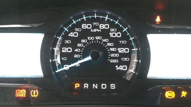 Ford - Flex - 2014 - SEL: Gauge Cluster Startup Sequence смотреть онлайн