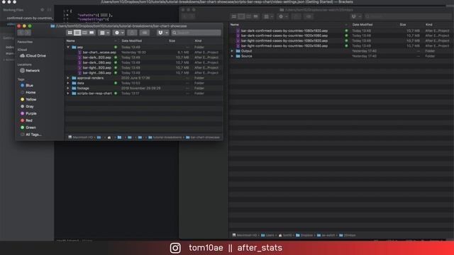 BCR 0 - Dynamic JSON Animation Overview: Bar Chart Race Animation in Adobe After Effects ONLY смотреть онлайн
