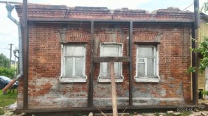 Реконструкция старого кирпичного дома. Ремонт фундамента!