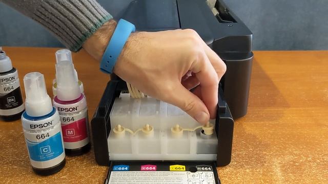 Как заправить принтер Epson L132. FLAB Unpack №37 смотреть онлайн