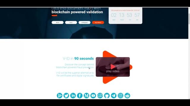 V-ID - токен платформы (VIDT) смотреть онлайн