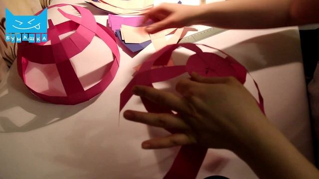 Воздушный шар из цветного картона смотреть онлайн