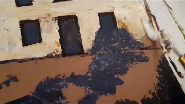 ЛЕТНИЙ ПЕЙЗАЖ ПИШУ АКРИЛОМ ПЕРВЫЙ РАЗ🎨 смотреть онлайн