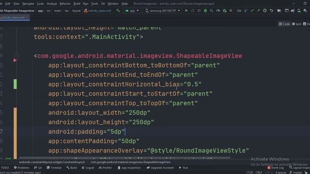 ANDROID - CIRCULAR IMAGEVIEW TUTORIAL IN JAVA | SHAPEABLE IMAGEVIEW смотреть онлайн