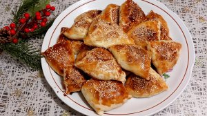БЫСТРАЯ САМСА ИЗ ГОТОВОГО ТЕСТА,С КУРИНЫМ ФИЛЕ, РАЗ- ДВА И ГОТОВО!??