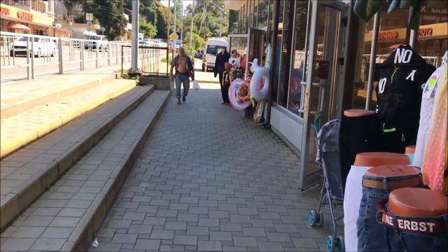 Поселок Лоо, Краснодарский край, центральная улица смотреть онлайн